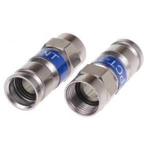 CONECTOR COAXIAL RG6 COMPRESIÓN