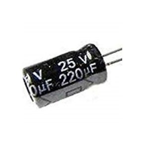 FILTRO ELECTROLITICO 220uf/25V