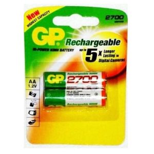 PILA RECARGABLE AA GP 2700 mAh