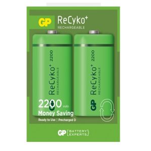 PILA TIPO D RECARGABLE GP